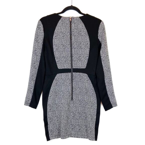 W118 Walter Baker Medium Mallory Dress Short Sheath Fitted Long Sleeve Medium - Picture 8 of 10